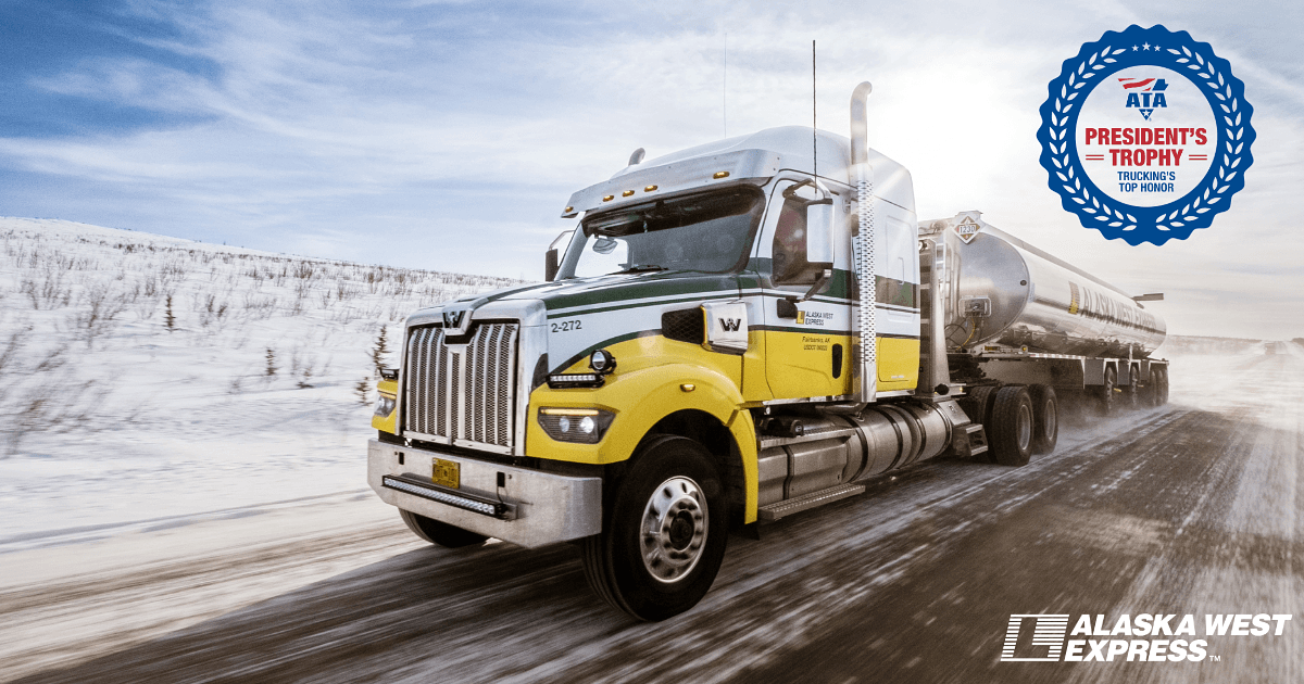 Alaska West Express wins top ATA safety honor for Prudhoe Bay freight