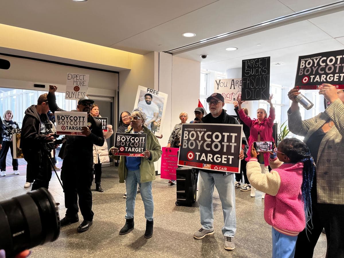 Dinkytown Target Sit‑In Demands Company Speak Out Against ICE