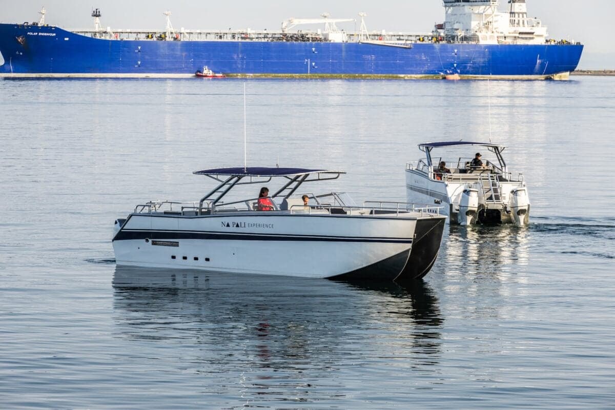 BRIX Marine Delivers Five Foil-Assist Catamarans to Na Pali Experience Tours