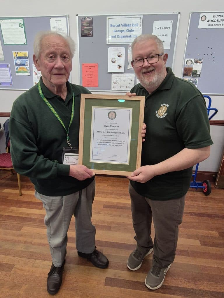 Burcot Woodturners honor longtime member as clinic fills all lathes