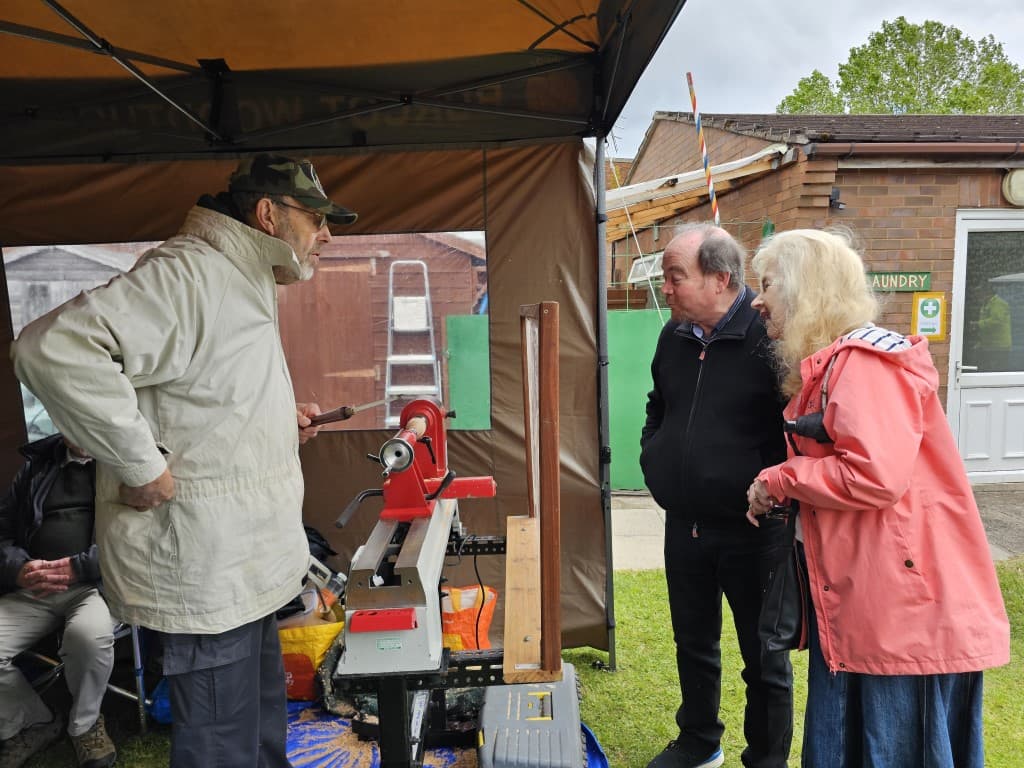 Burcot Woodturners promote the craft at Coombeswood open weekend