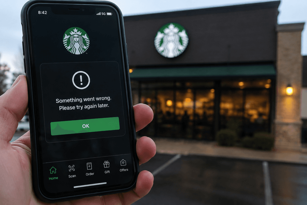 Starbucks app outage hits mobile ordering and rewards members