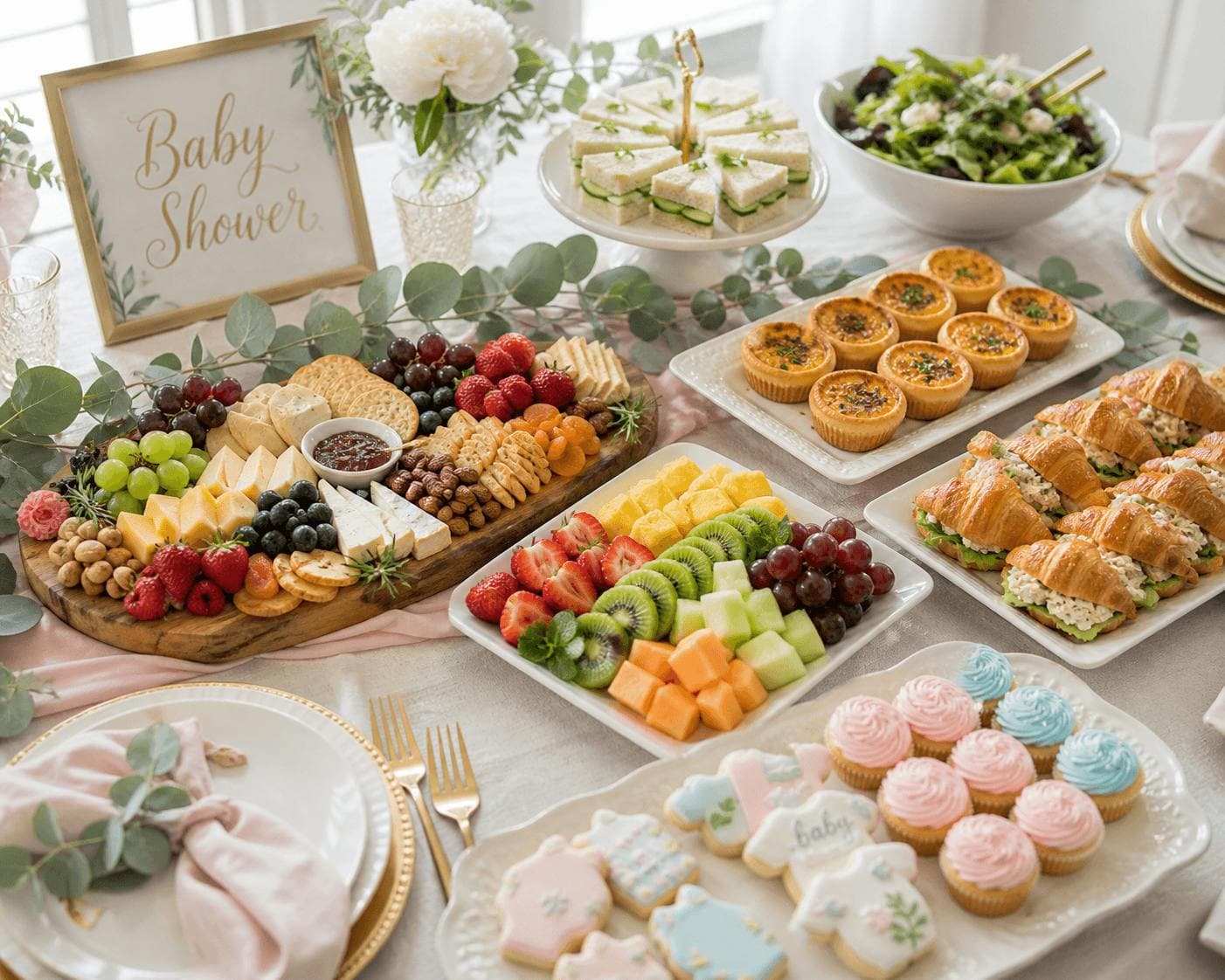 Baby shower catering gains appeal for polished, low-stress celebrations