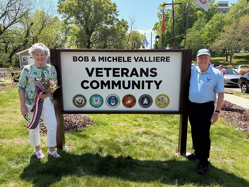 High Point tiny home village honors homeless veterans, parish donors