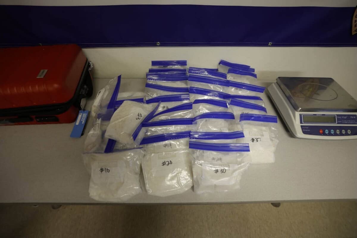 Apache County stop on I-40 leads to 37-pound meth seizure