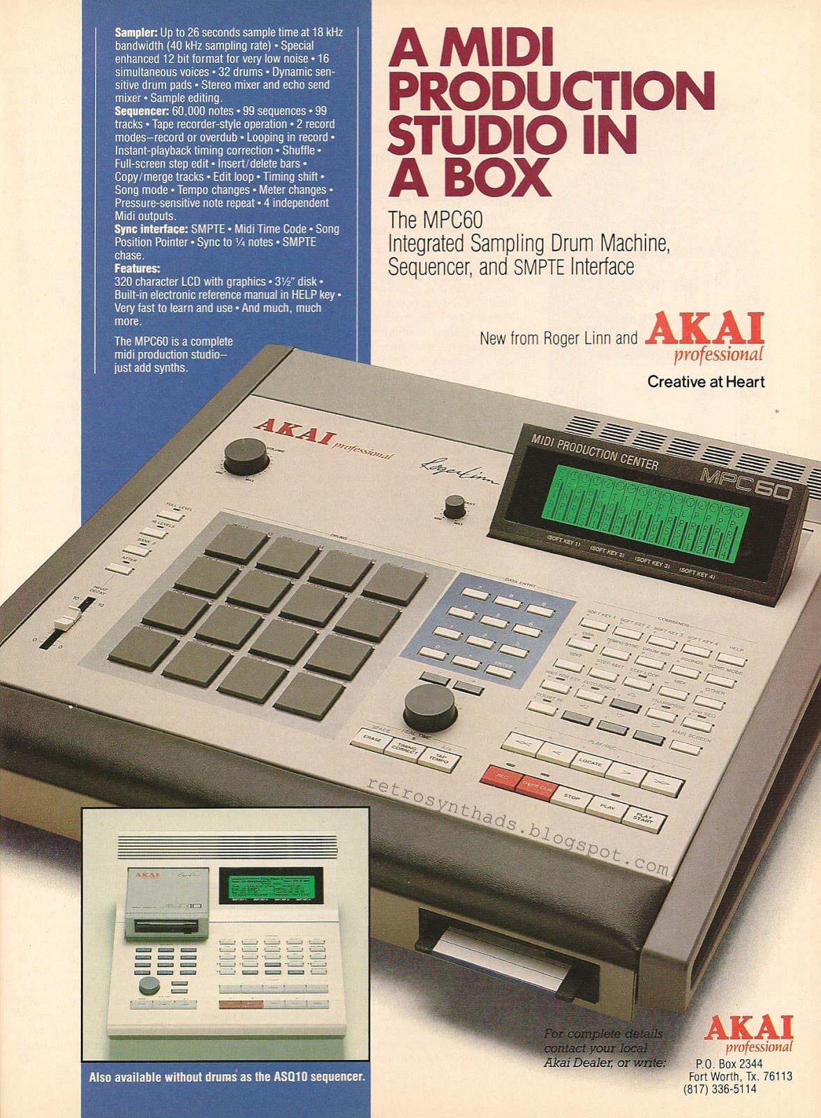 Akai MPC60 review revisits the sampler that changed beatmaking