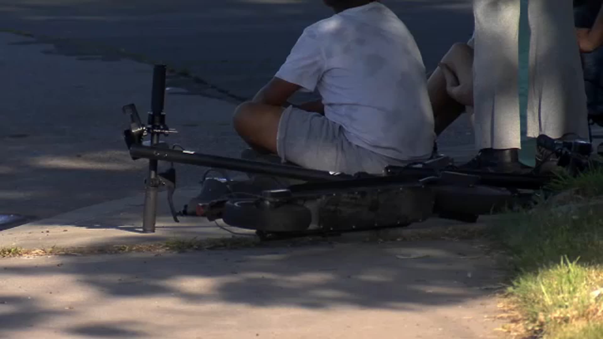 14-year-old girl hospitalized after scooter crash with truck in Fresno County