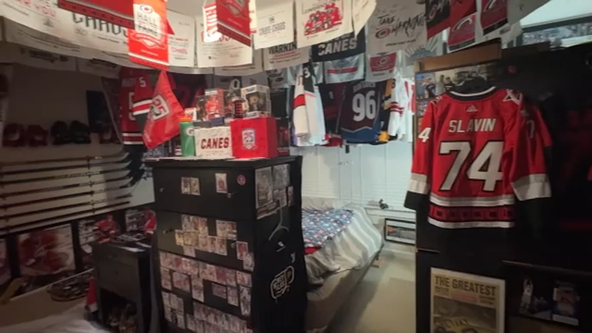 Mebane man's Carolina Hurricanes collection tells a lifelong fan story