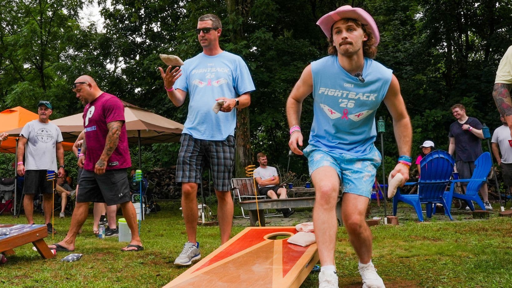 Montgomery County family turns cornhole tournament into breast cancer fundraiser