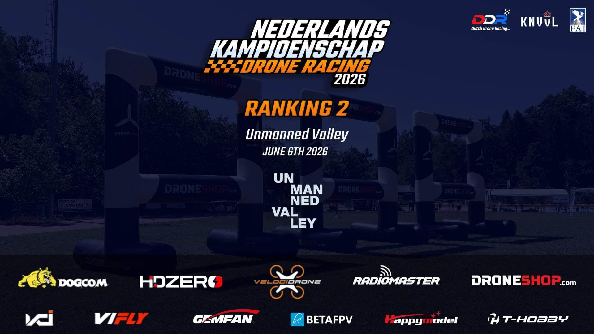 Dutch drone racing title race tightens at historic Hangar 1 showdown