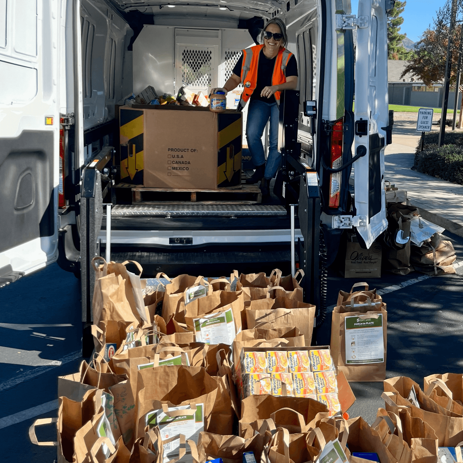 Redwood Empire Food Bank Launches Doorstep Food Drive with A Simple Gesture