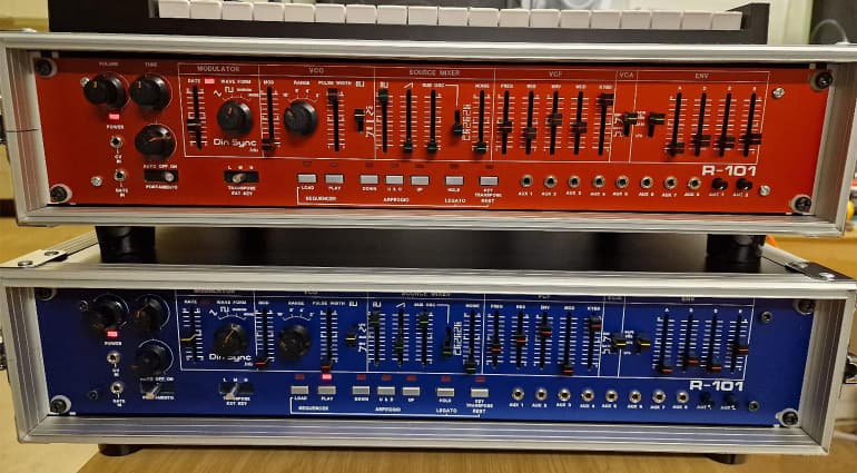DinSync R-101 turns Roland SH-101 tribute into rackmount synth