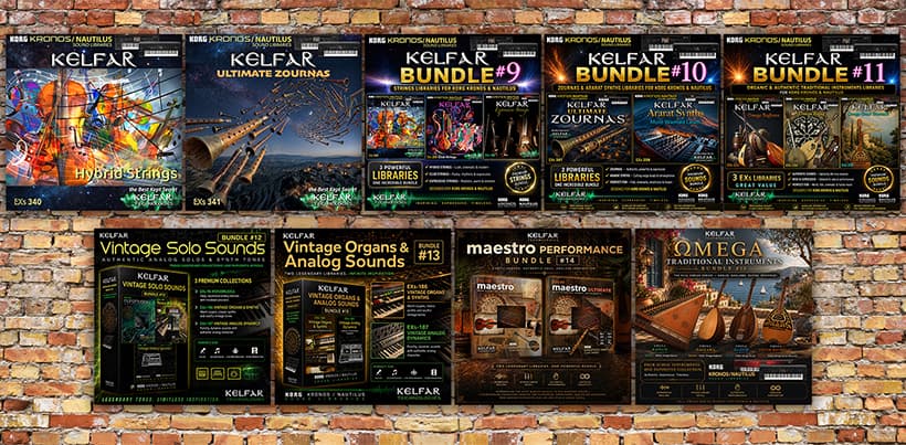 KORG adds vintage sound libraries to KRONOS and NAUTILUS