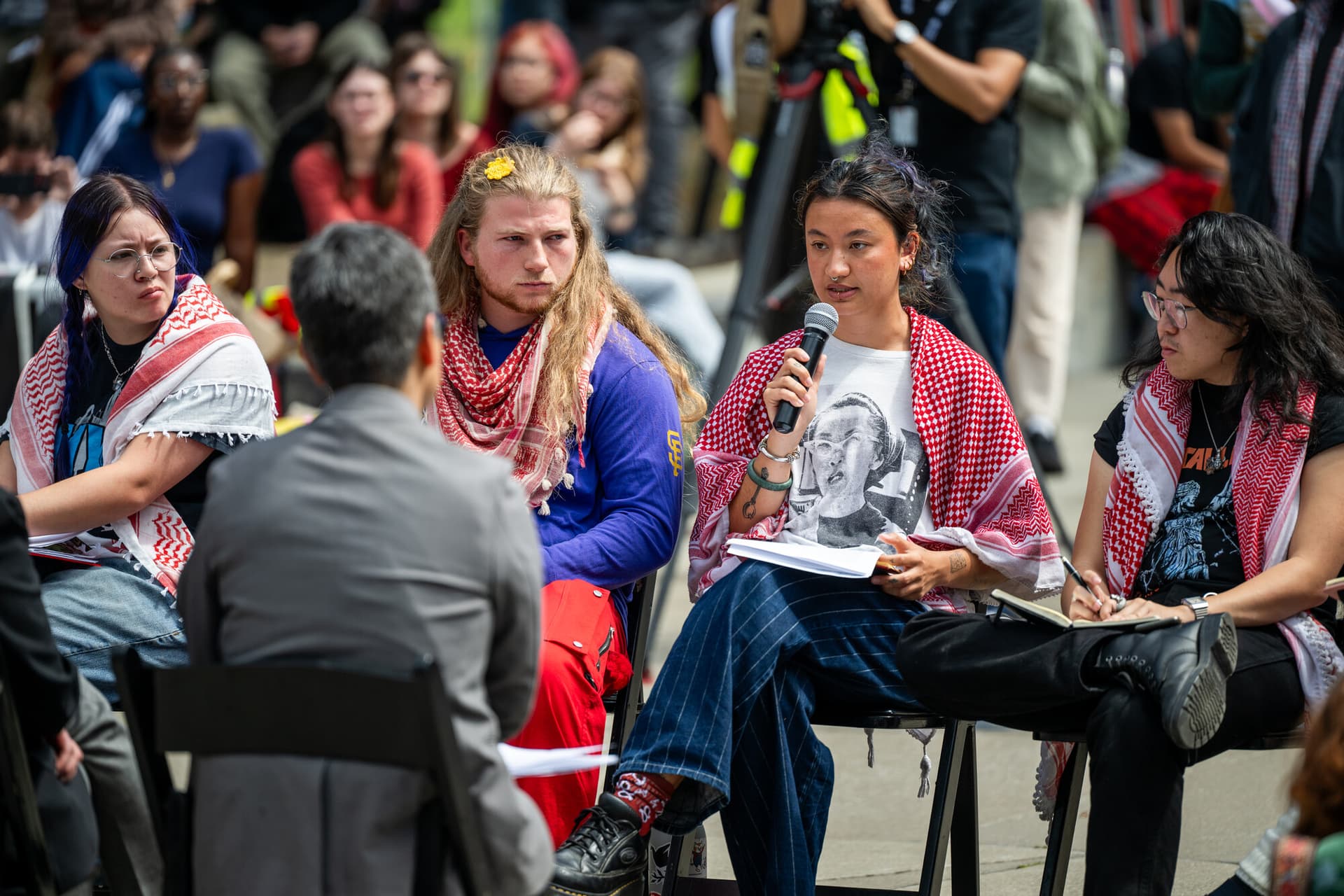 SF State students press leaders on transparency, housing, AI, free speech
