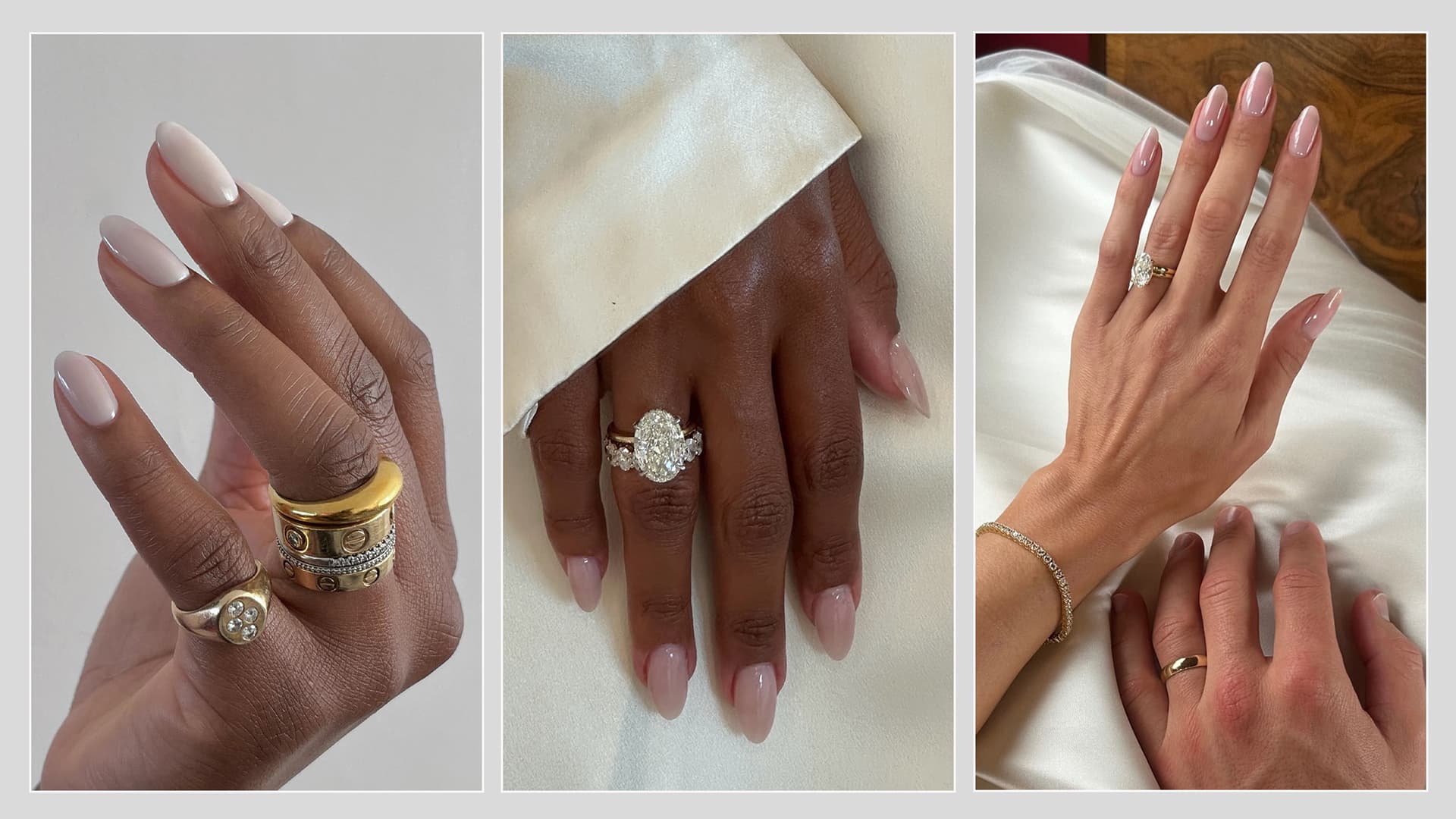 2026 bridal nails favor veil finishes and softer French tips