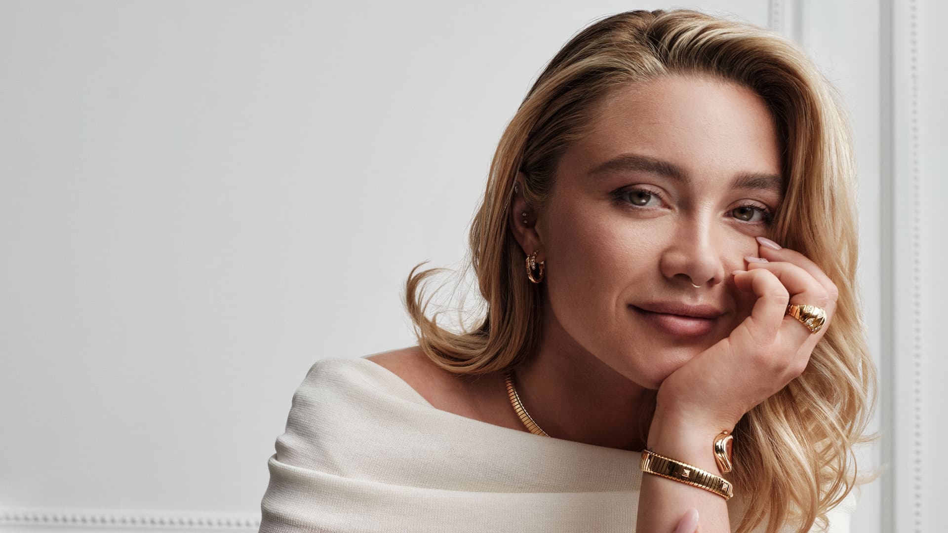 Bulgari names Florence Pugh ambassador, unveils Serpenti and Tubogas portraits