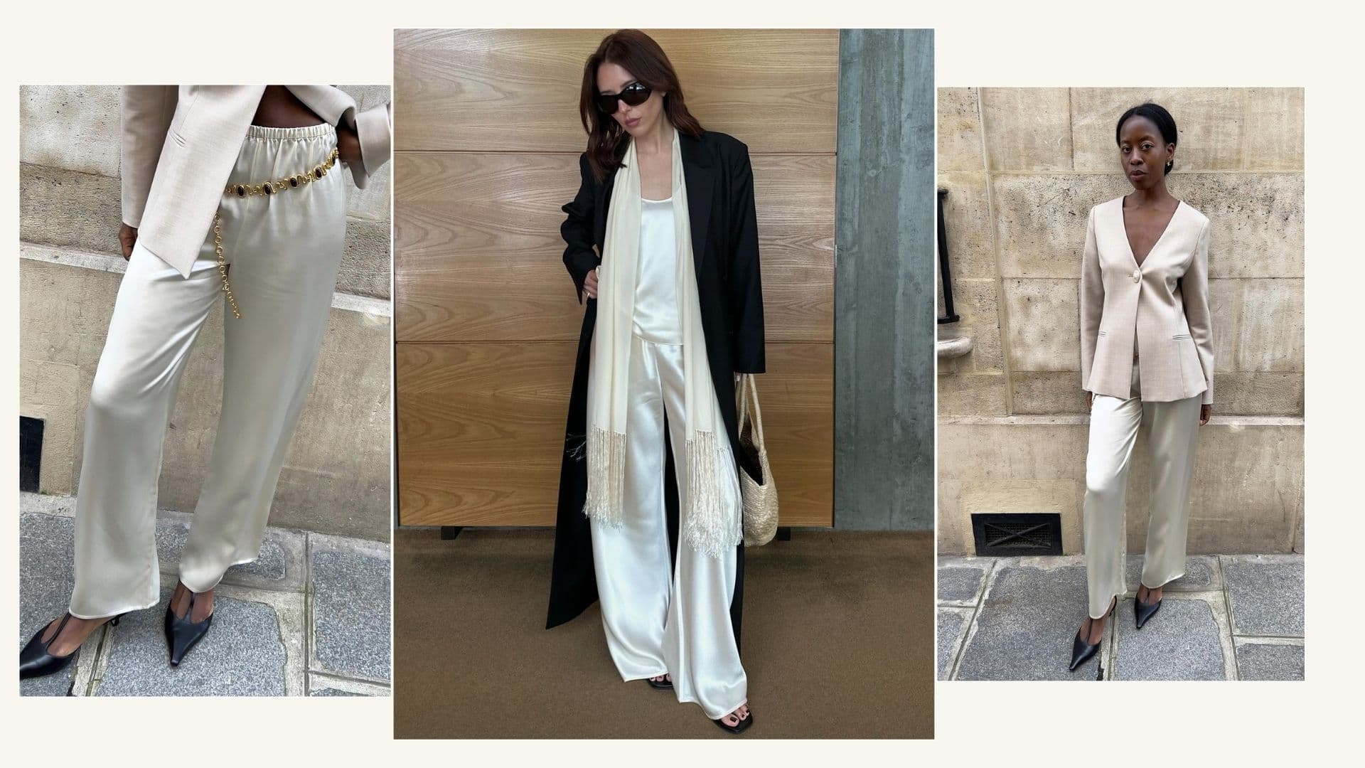 Satin Trousers Are Summer’s Chicest, Capsule-Friendly Alternative to Jeans