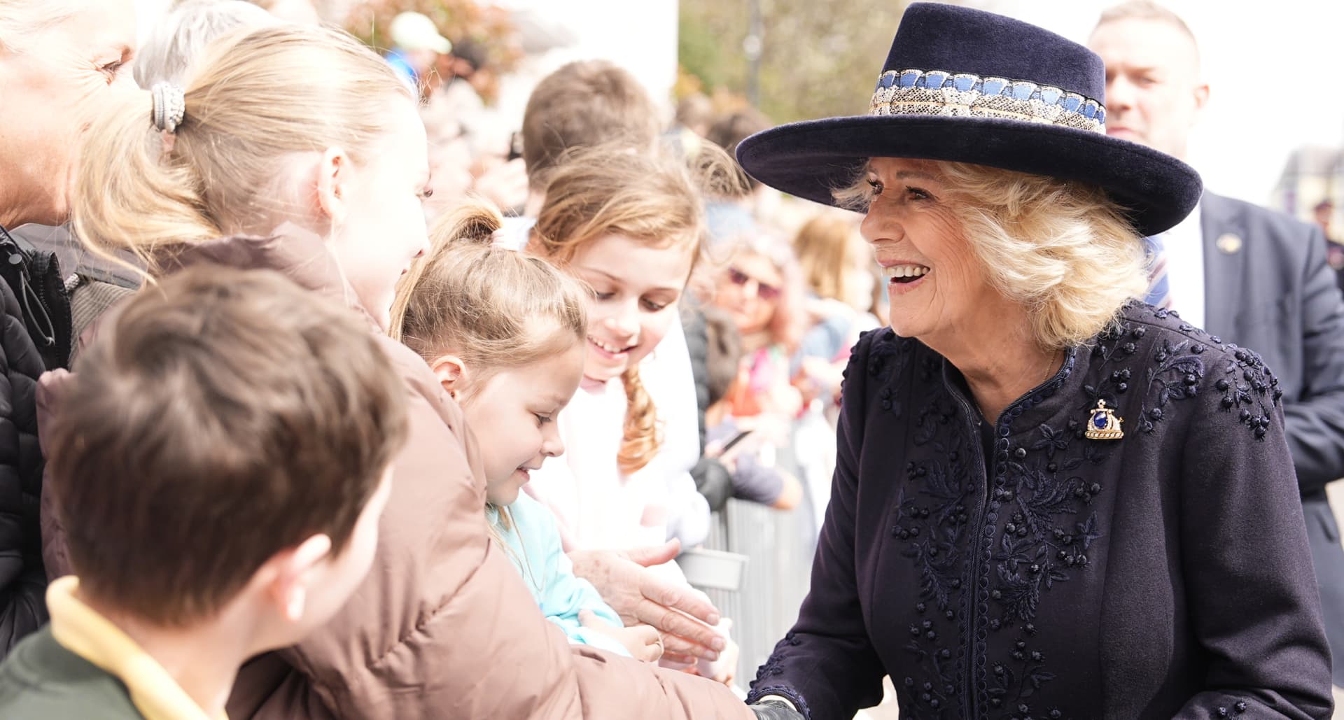 Queen Camilla Debuts Rare Sapphire Diamond Brooch at Maundy Service