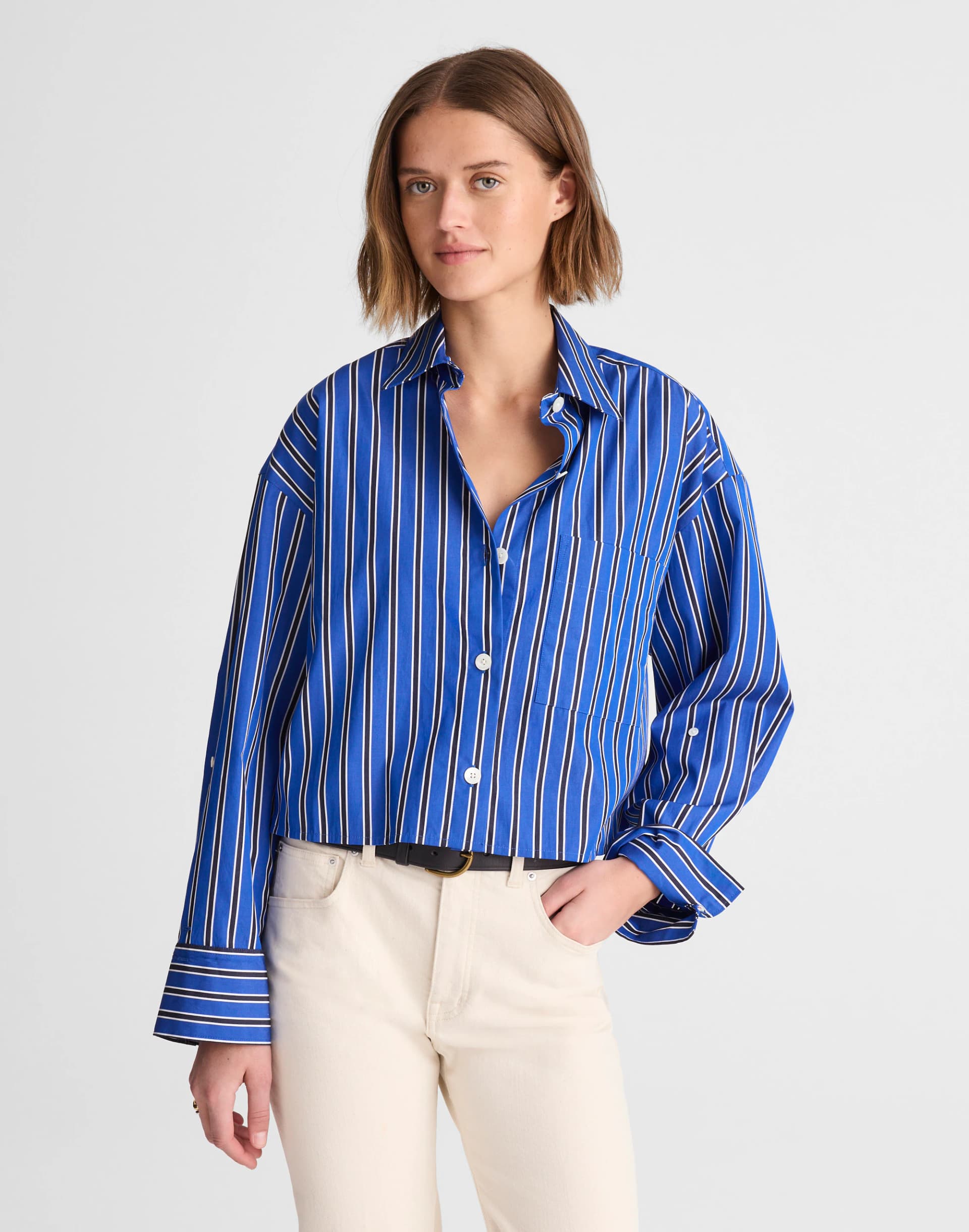 Why the Blue Button-Down Is Spring’s Chicest Capsule Staple