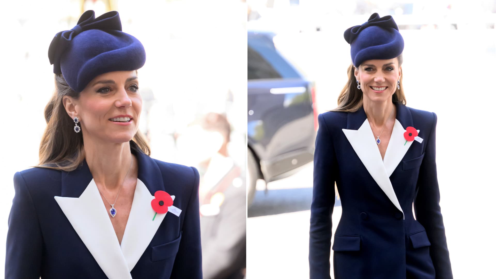 Kate Middleton Honors ANZAC Day in Bespoke Givenchy and Diana Jewels