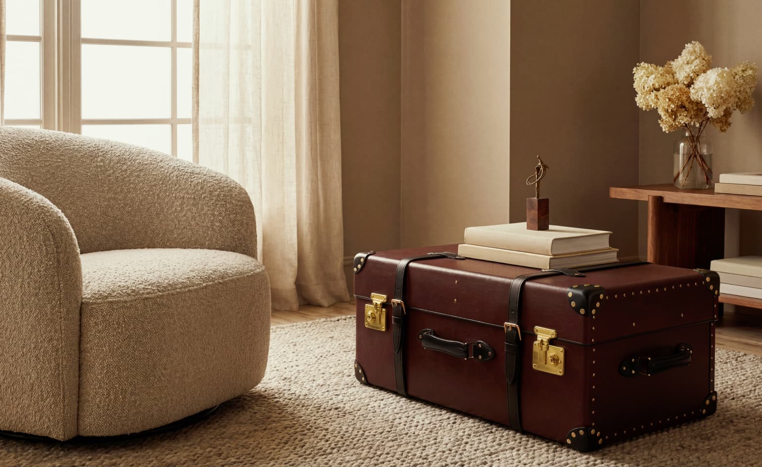 Globe-Trotter turns its heritage trunks into a luxury home storage piece