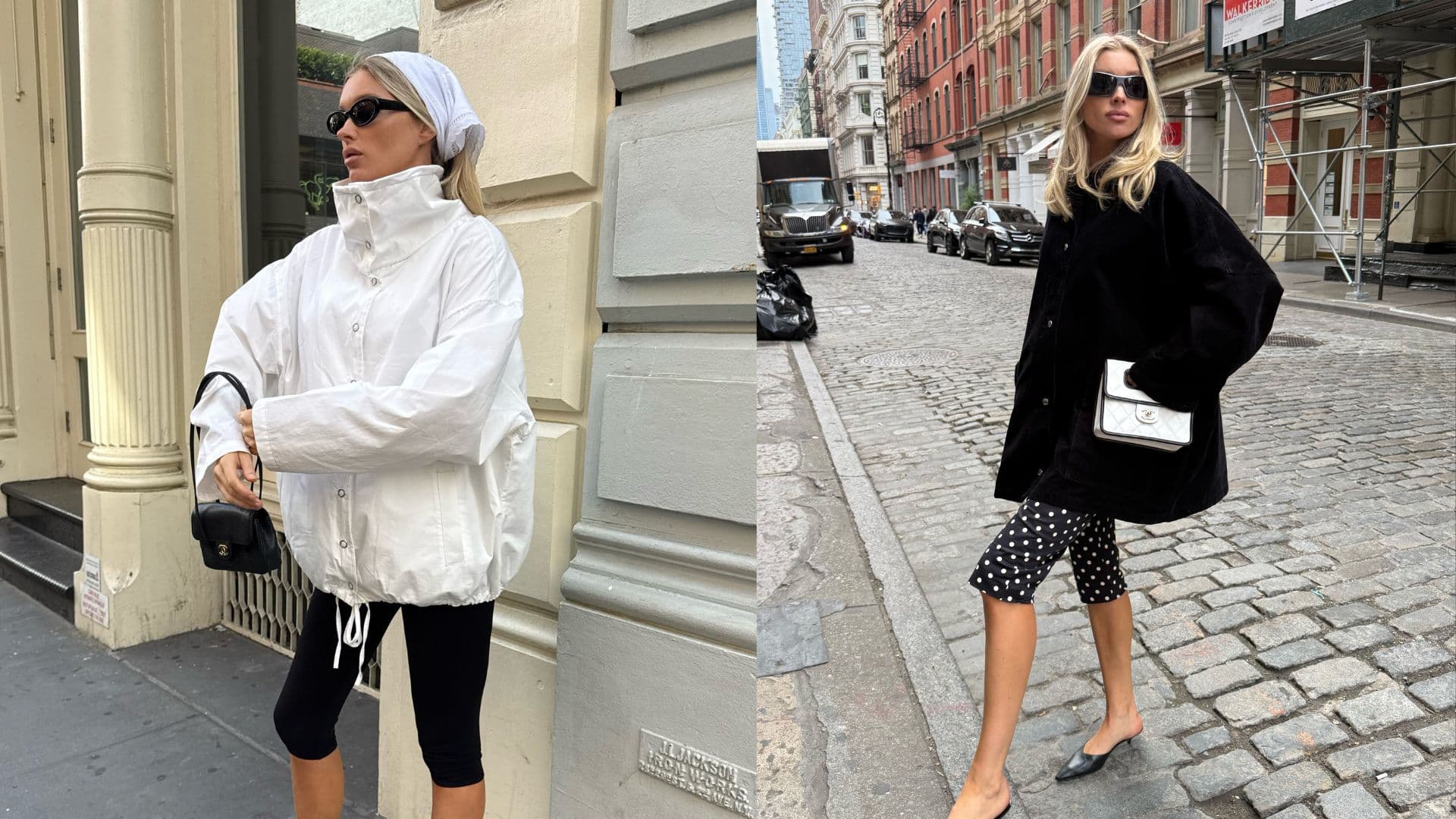 Elsa Hosk shows the two shoes that elevate capri pants