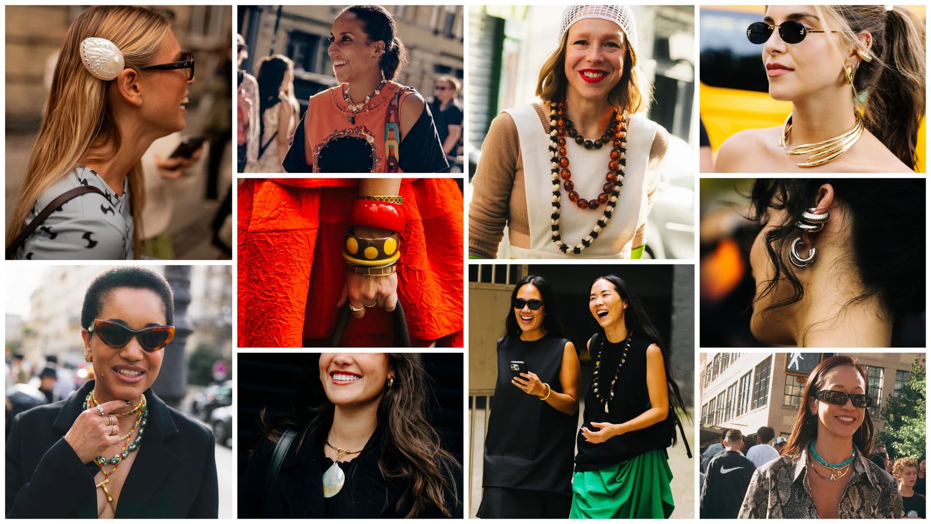 Pinterest summer trends spotlight bandana jewelry, pearls and chains