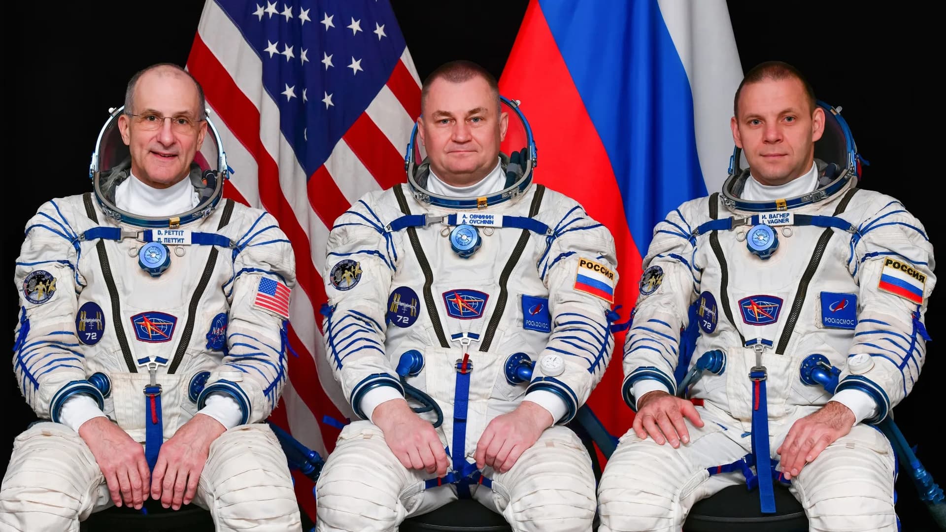 Soyuz Touches Down, Returning Russian Cosmonauts and U.S. Astronaut Safely