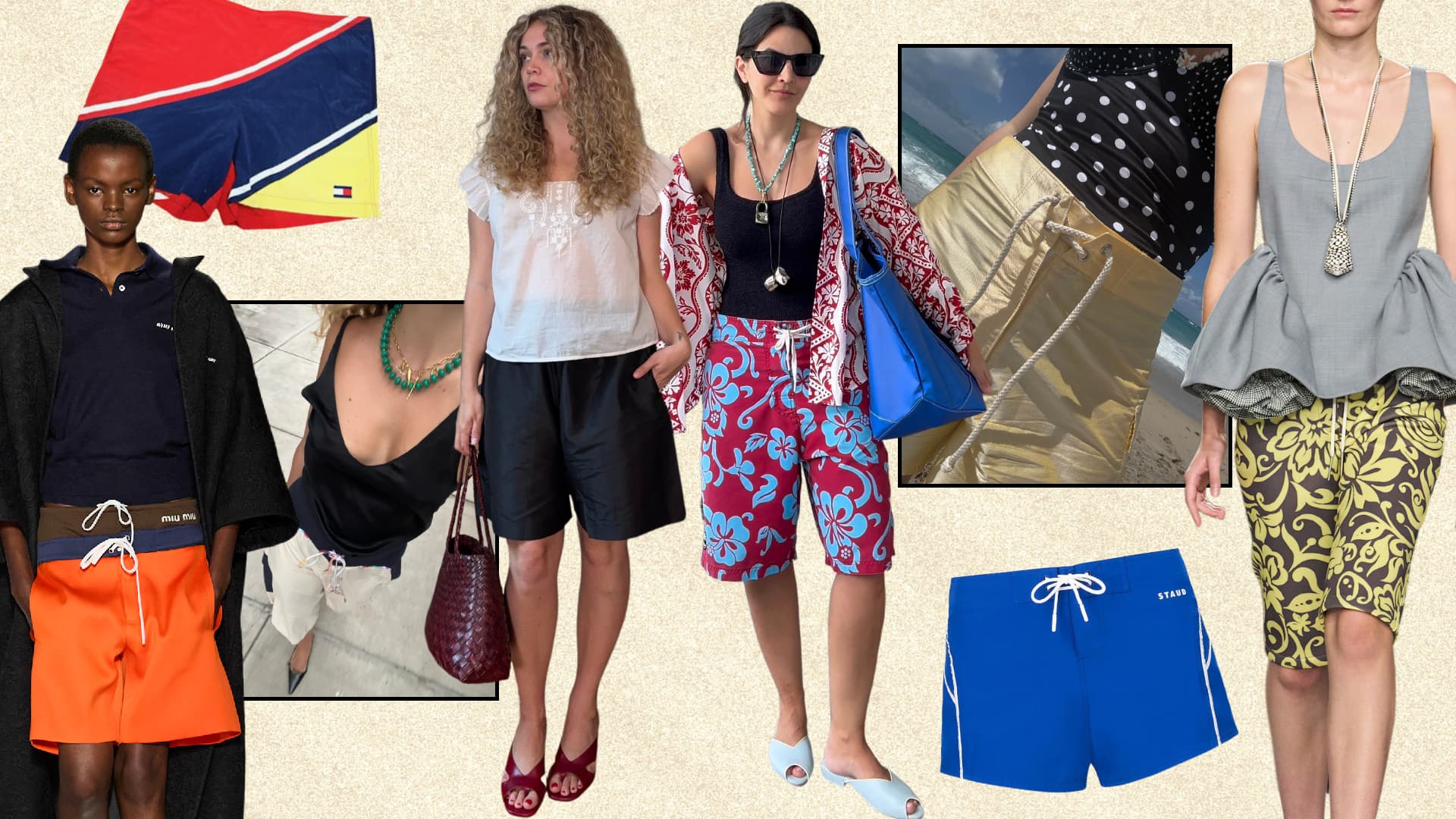 Board shorts go coastal grandmother, beachwear turns city-ready