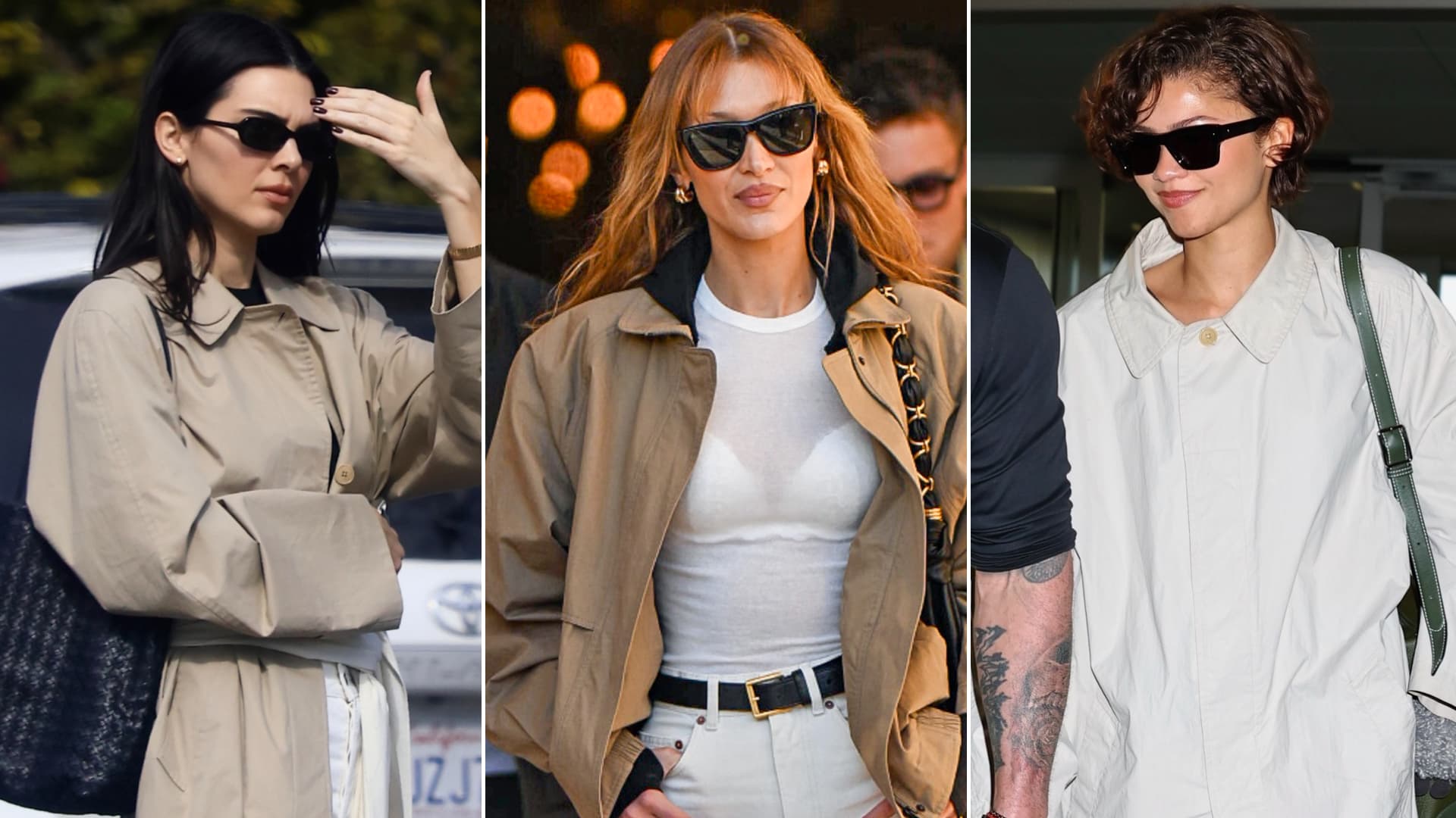 Camel Coats and Flats Define Spring's Old Money Celebrity Uniform
