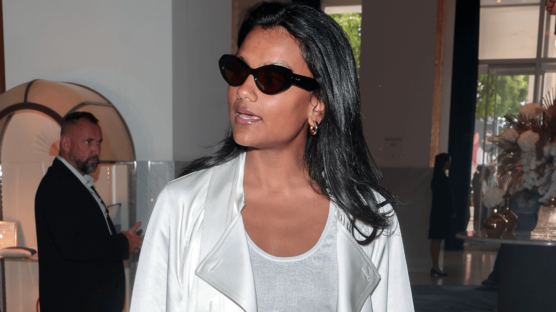 Simone Ashley swaps sandals for slingback Mary Janes at Cannes