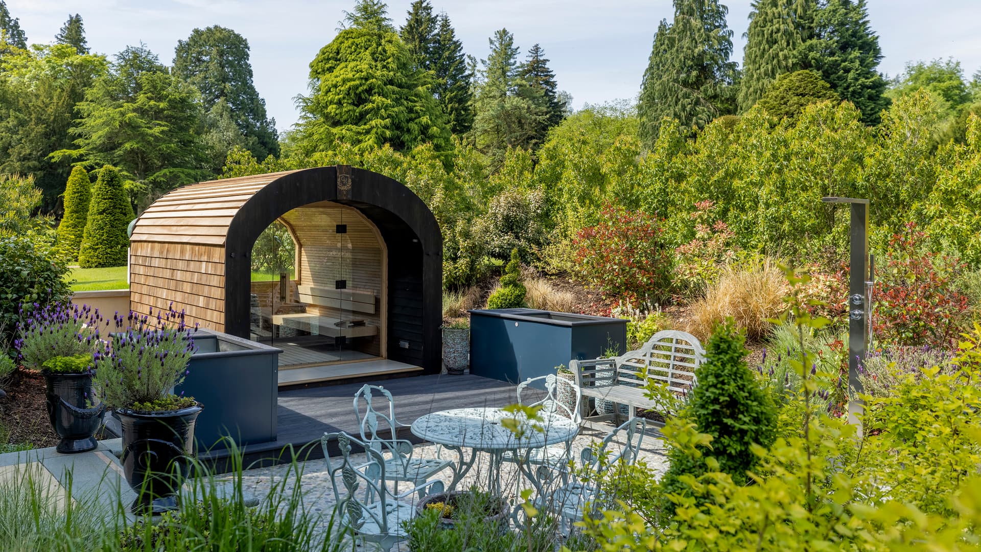 Saunas and ice baths become a garden trend for 2026