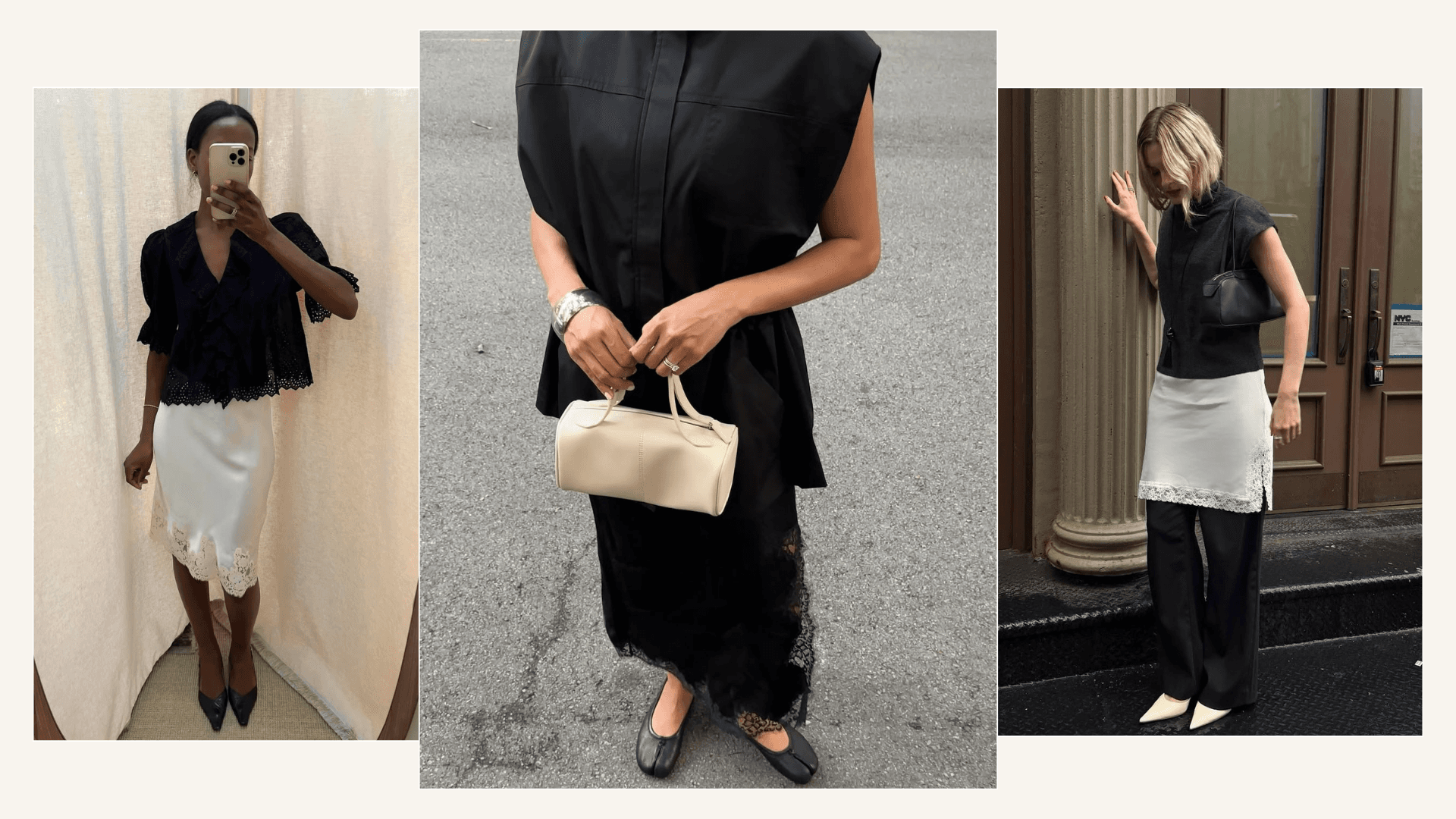 Petite Style Guide, How to Wear Lace-Trim Slip Skirts This Summer