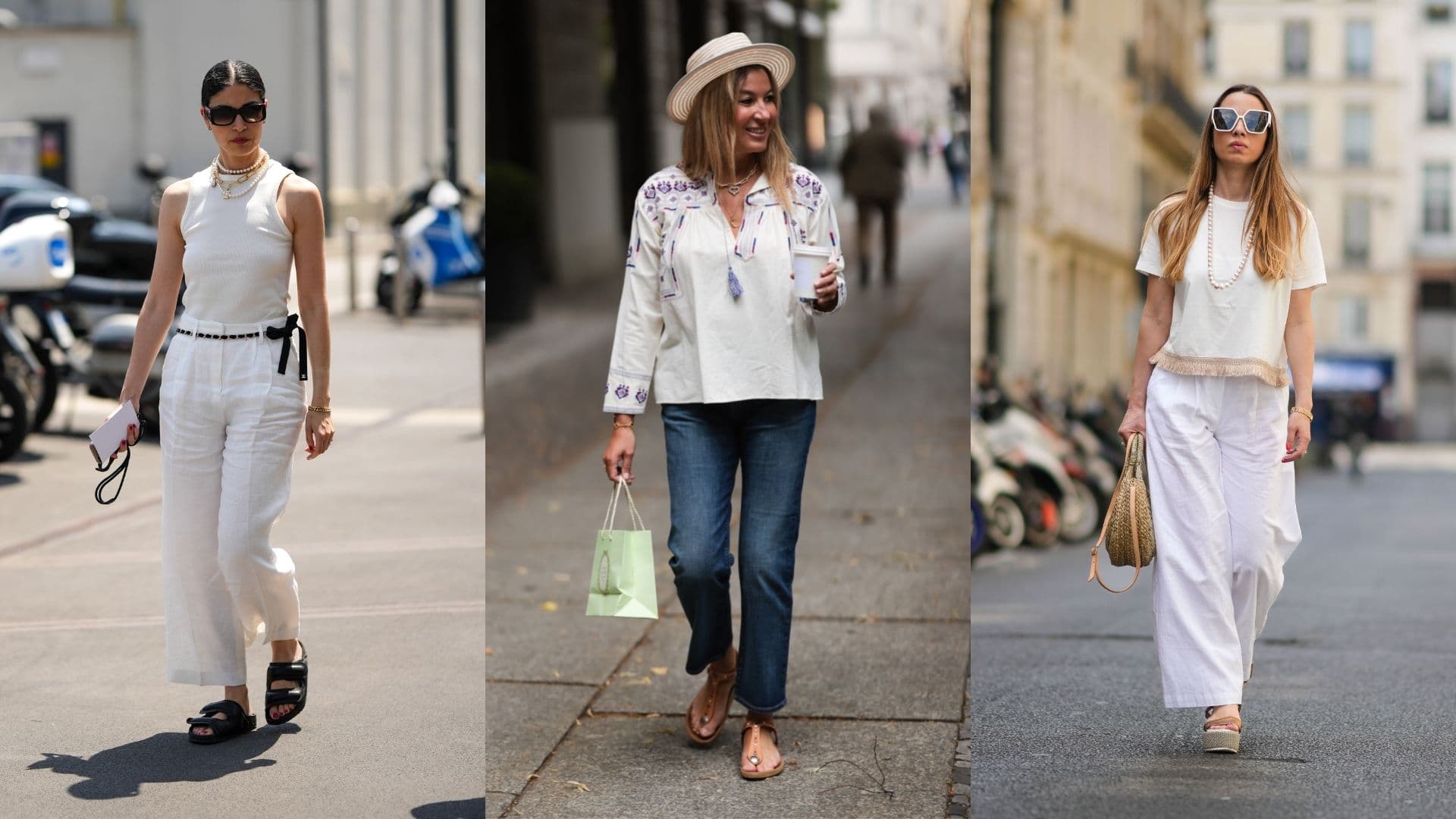 White Summer Blouses Capture the Coastal Grandmother Mood