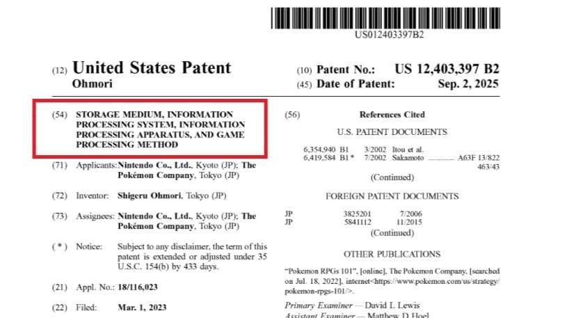 US Patent Office Revokes Nintendo's Summoning Patent in Palworld Case
