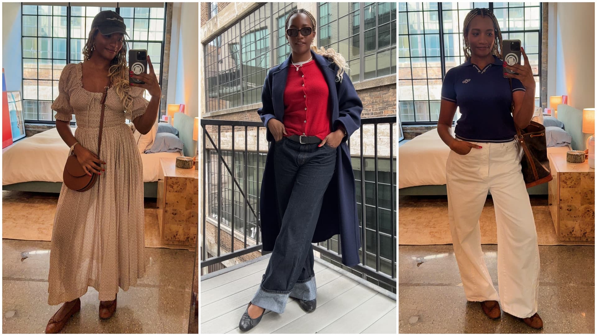 Danielle Prescod Shows How Ballet Flats Elevate Coastal Grandmother Style