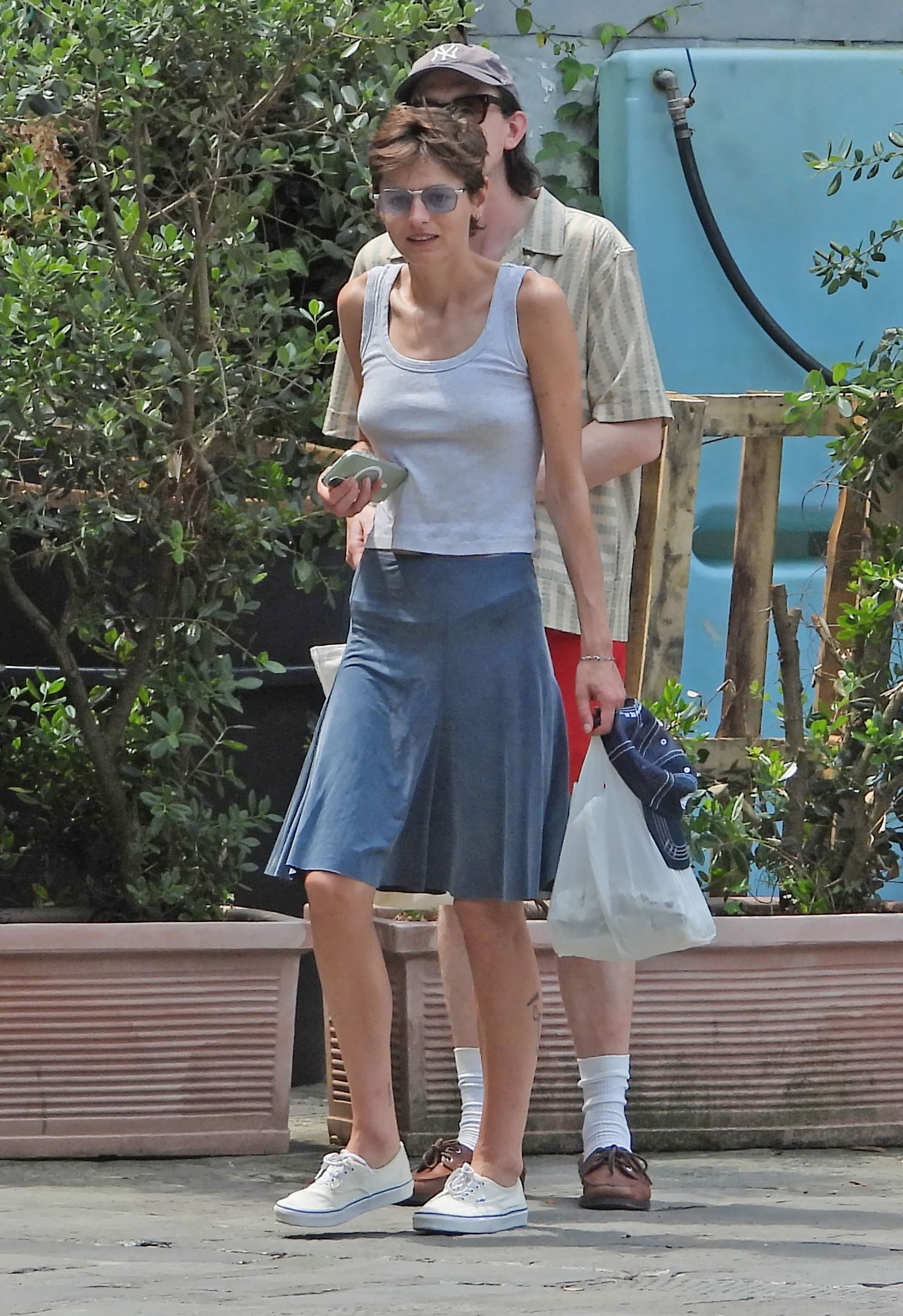 Emma Corrin revives Vans Authentic as Euro-summer staple
