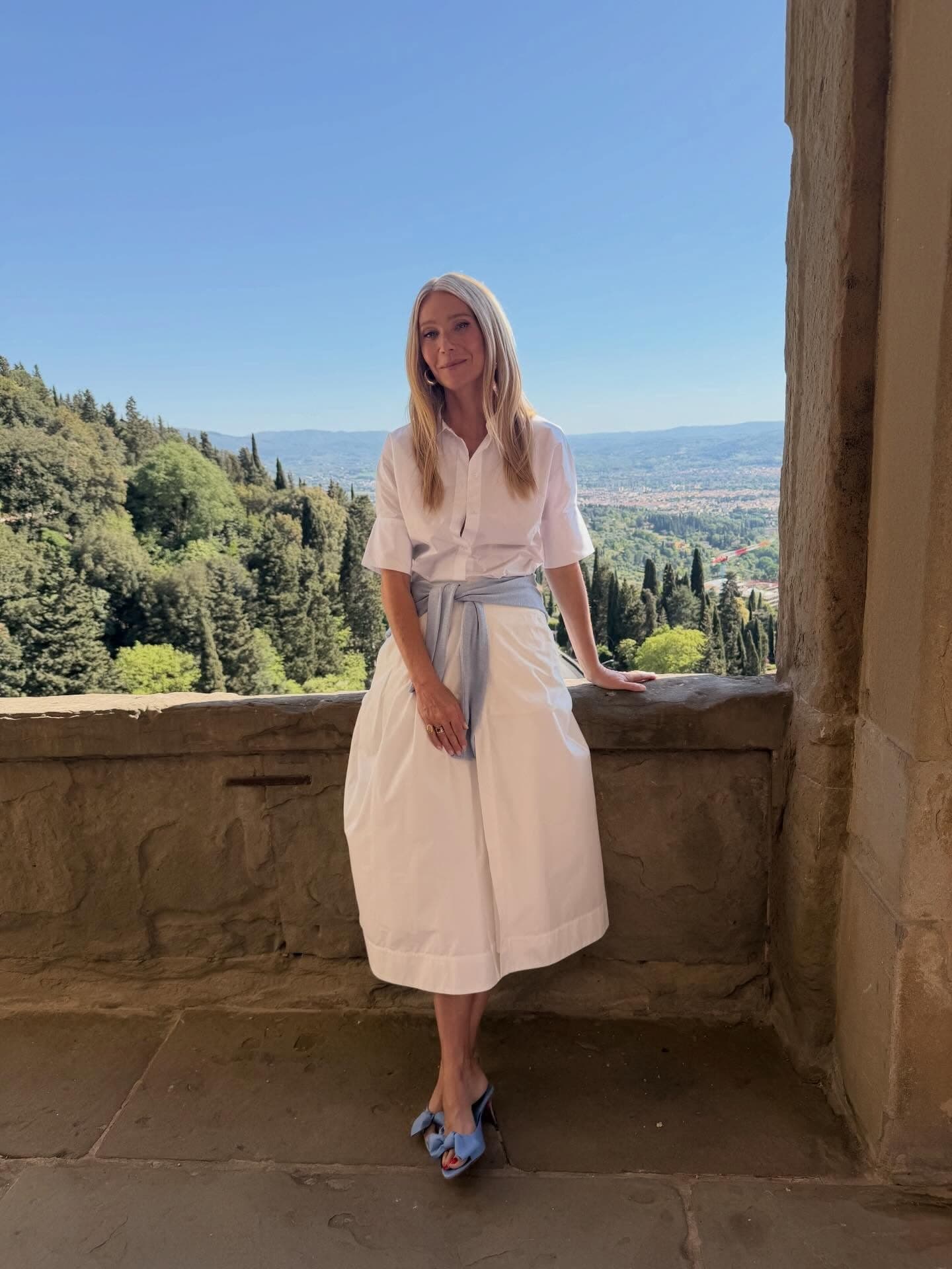 Gwyneth Paltrow Makes Little White Dresses Feel Fresh Again