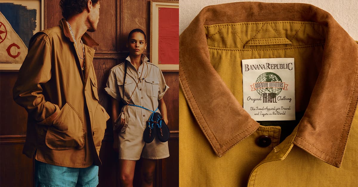 Banana Republic’s Archive Reissue Taps The Explorers Club for Quiet Luxury