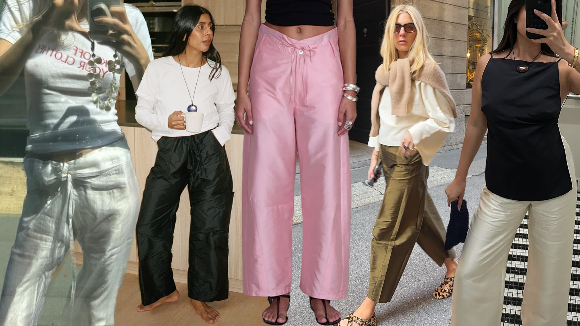 Silk Taffeta Pants, The Chic Summer Swap for Satin Styles
