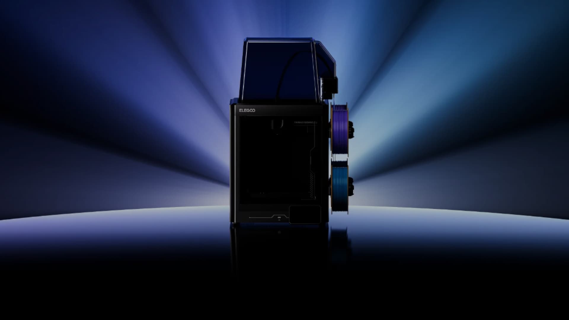 Elegoo Teases Centauri Carbon 2 Combo: Four Reels, Native Multi-Color Printing