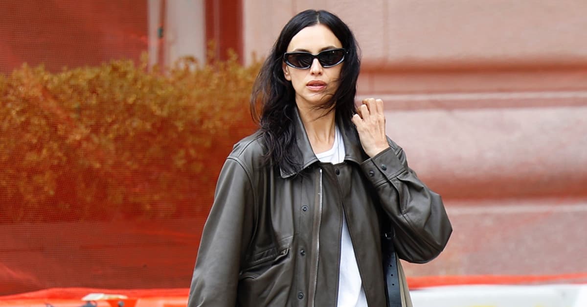 Irina Shayk Shows Two Easy Ways to Refresh White Sambas