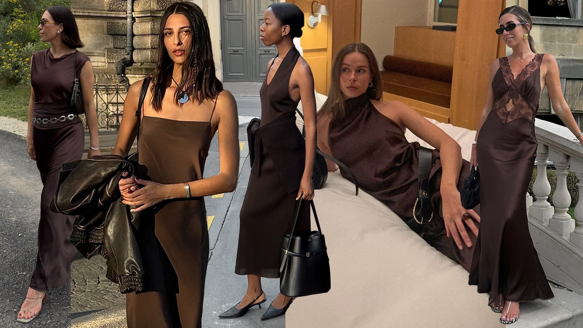 6 ways to style brown dresses for a softer summer look