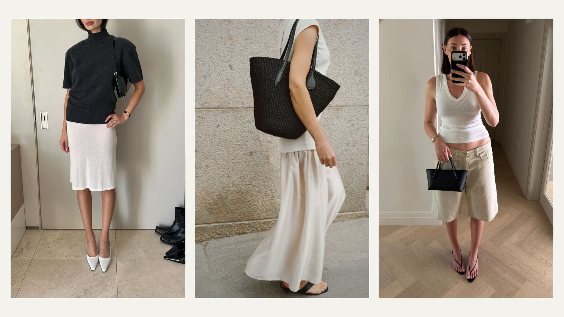 Quiet luxury summer staples from The Row, Dôen and Bottega Veneta