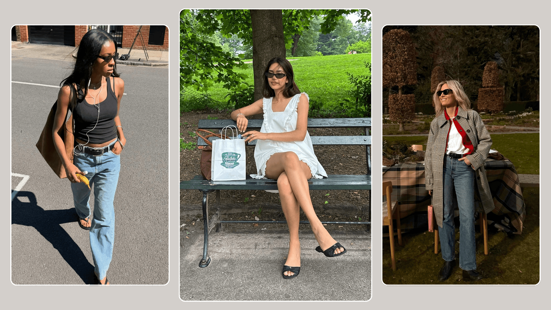 Five chic outfit formulas for your spring bank-holiday getaway