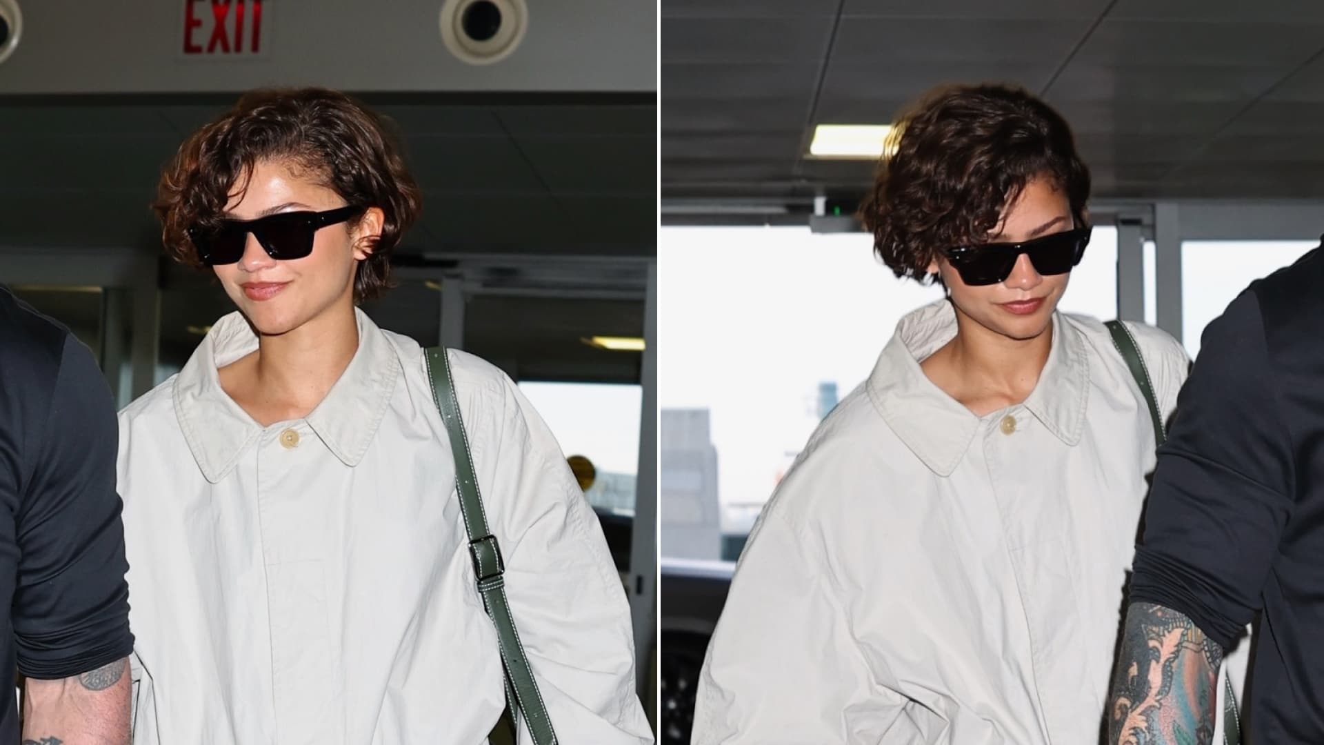 Zendaya's Airport Look Proves Linen and Neutrals Are Officially Ageless