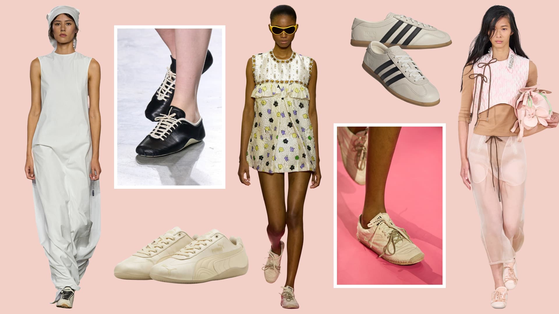 Slim Sneakers Take Over Spring, A Capsule Wardrobe Staple Returns