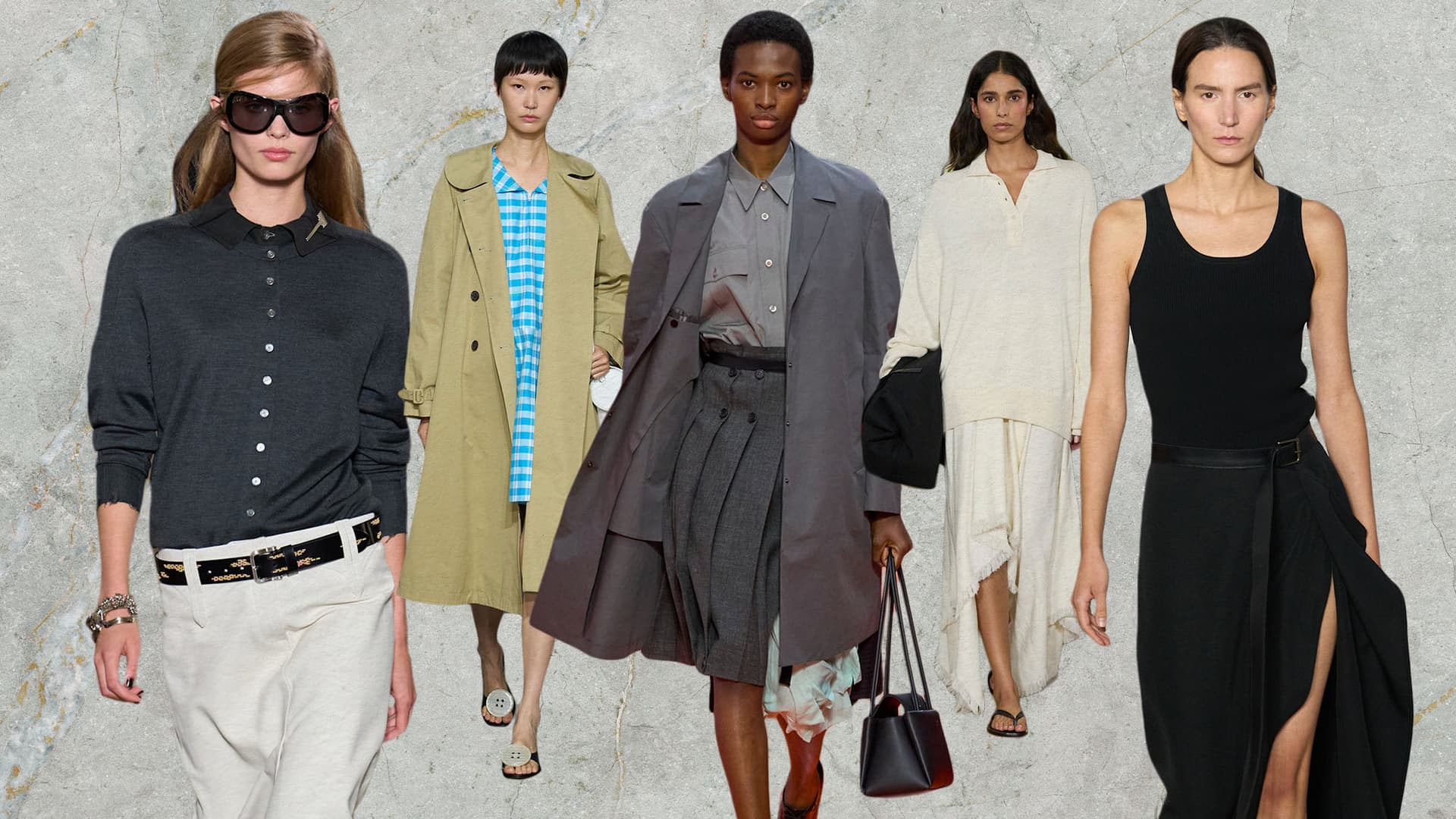 Eight runway-inspired basics defining spring’s most wearable capsule wardrobe
