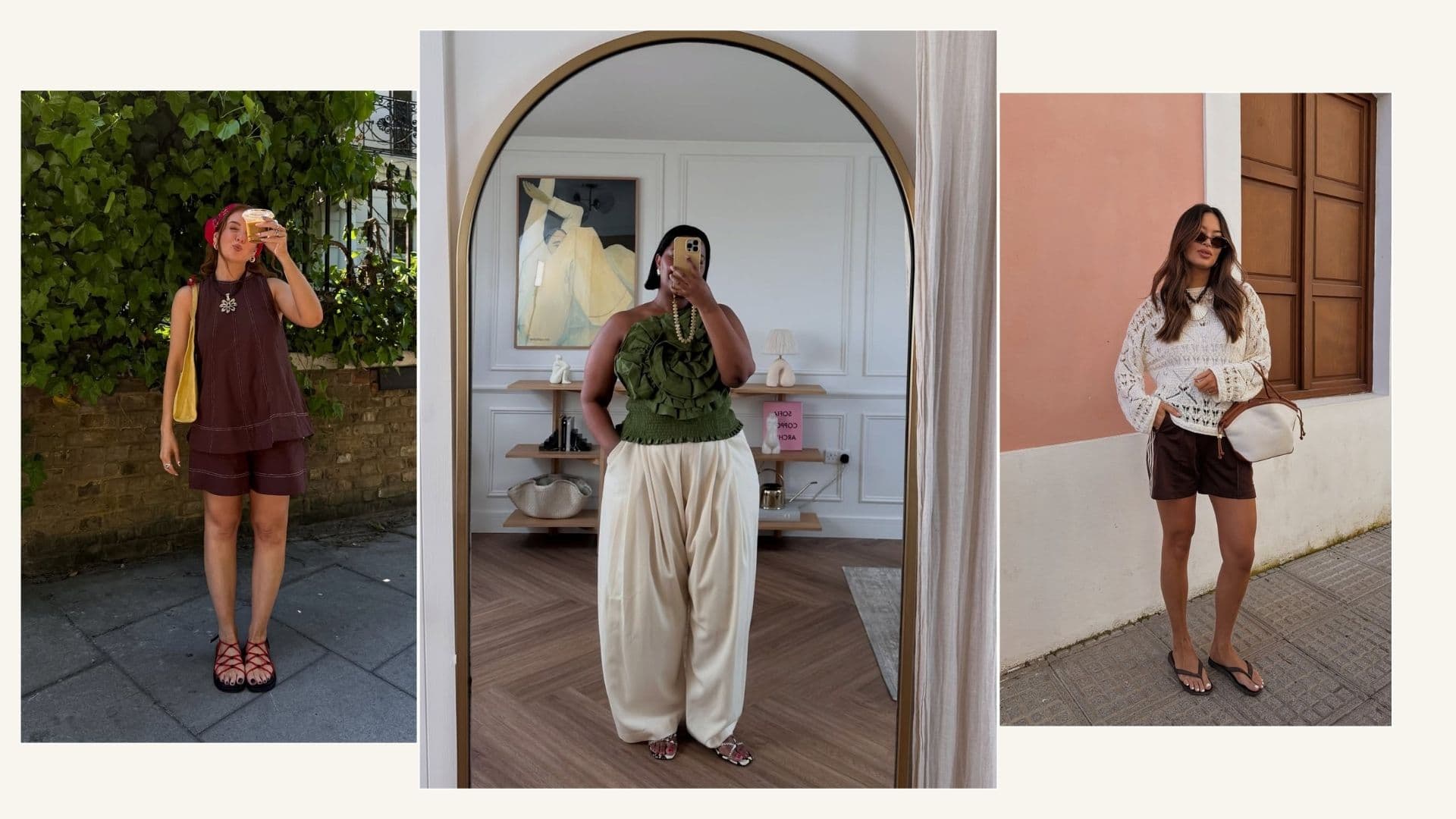 Five sandal outfit formulas defining summer 2026 style