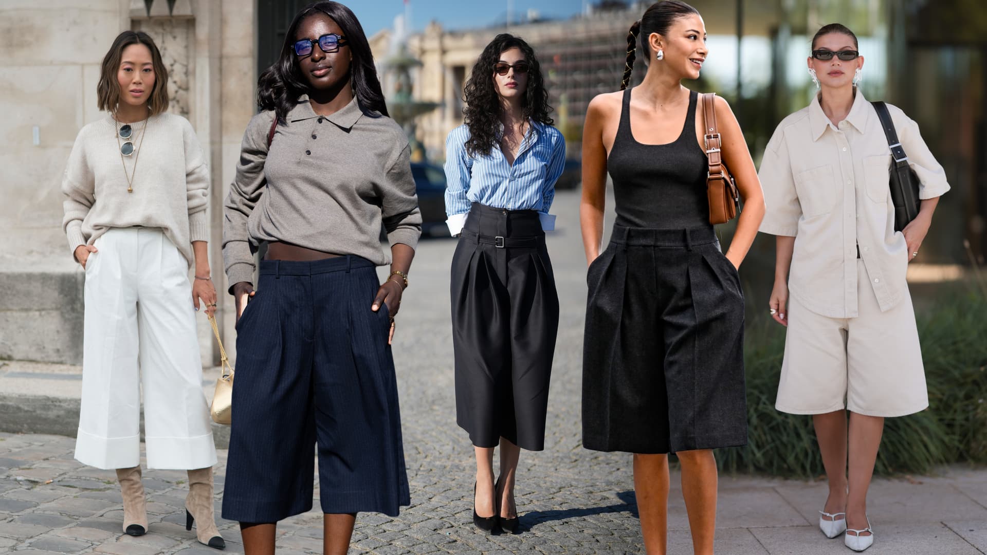 Culottes emerge as spring's ideal office-ready middle ground for heatwaves